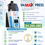 Sistema de inyección E-Resin SN Max Press, imagen promocional M&M SpA, precio $4.200.000