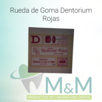 Rueda de Goma Dentorium Rojas