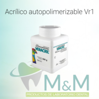 Acrílico autopolimerizable Vr1 Reenvasado 500Gr