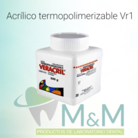 Acrílico termopolimerizable Vr1 Reenvasado 500Gr