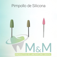 Pimpollo de Silicona Verde, Gris y Rosado