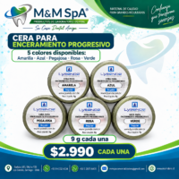 Cera Lysanda para enceramiento progresivo, cinco colores, 9 gramos cada una, $2.990 cada una