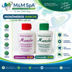 Monómero Marche 210 cc: autocurable $9.500 y termocurable $9.200